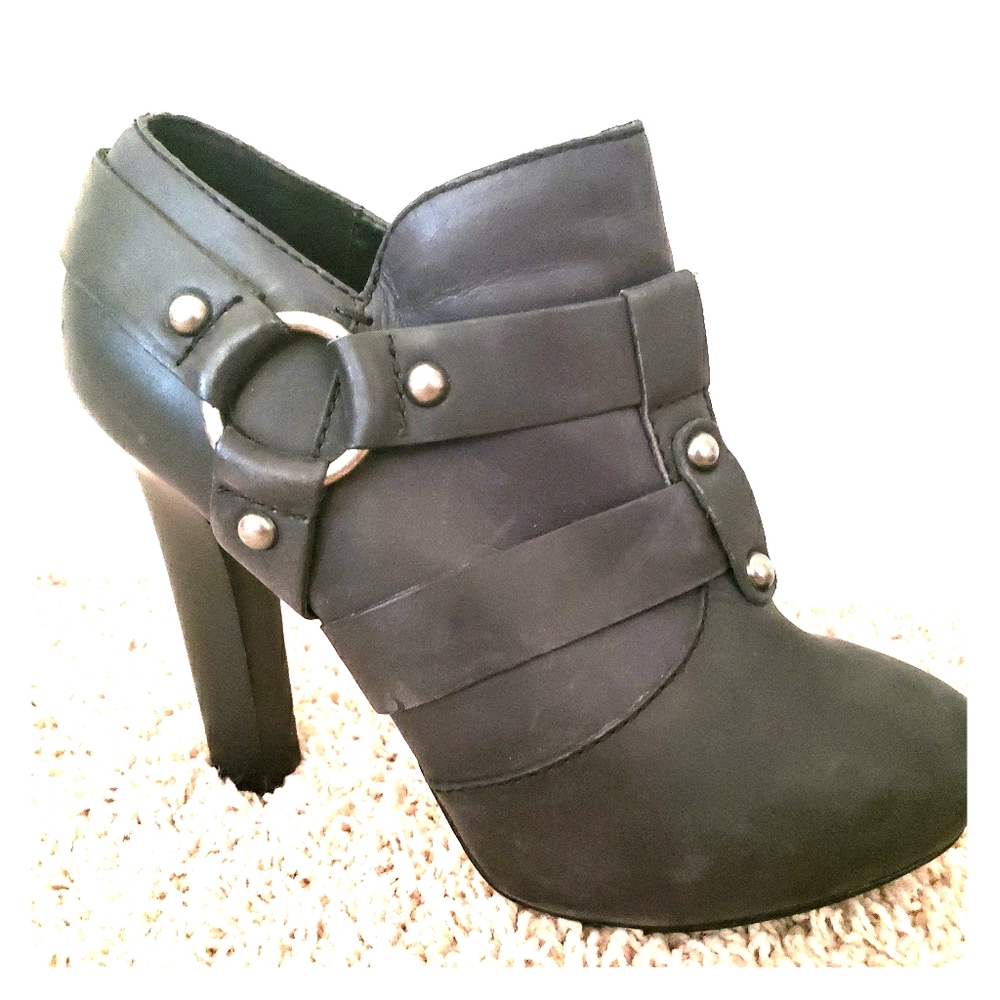 True Religion platform Ankle Booties